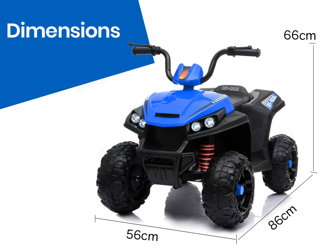 ROVO KIDS Electric Ride-On ATV Quad Bike Boys Toy Toddler Motorised Car Battery