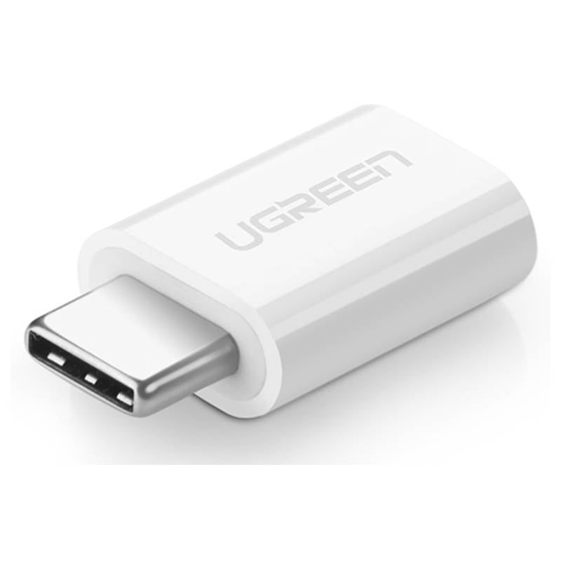 UGREEN Type-C to Micro USB OTG Adapter (White) - 30154