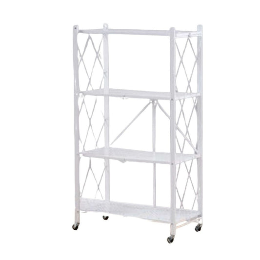 EKKIO Foldable Storage Shelf 4 Tier (White)