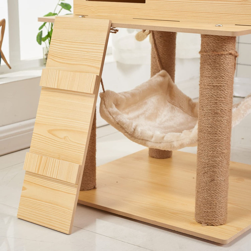 FLOOFI 130cm Wooden Cat Tree FI-CT-155-BJ