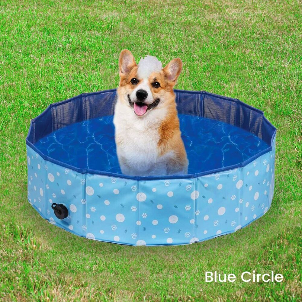 Floofi Pet Pool 120cm*30cm XL Blue Circle FI-SB-110-HR