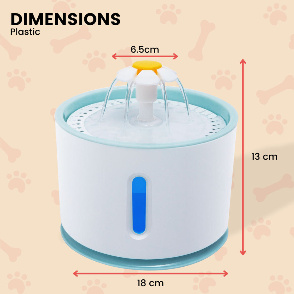 Floofi Pet Water Fountain 2.4L (Blue) FI-WD-113-ZM