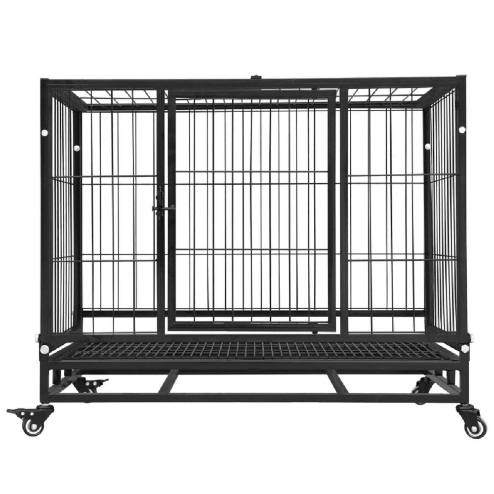 Floofi Dog Cage 46" (with wheels) FI-PC-132-XD