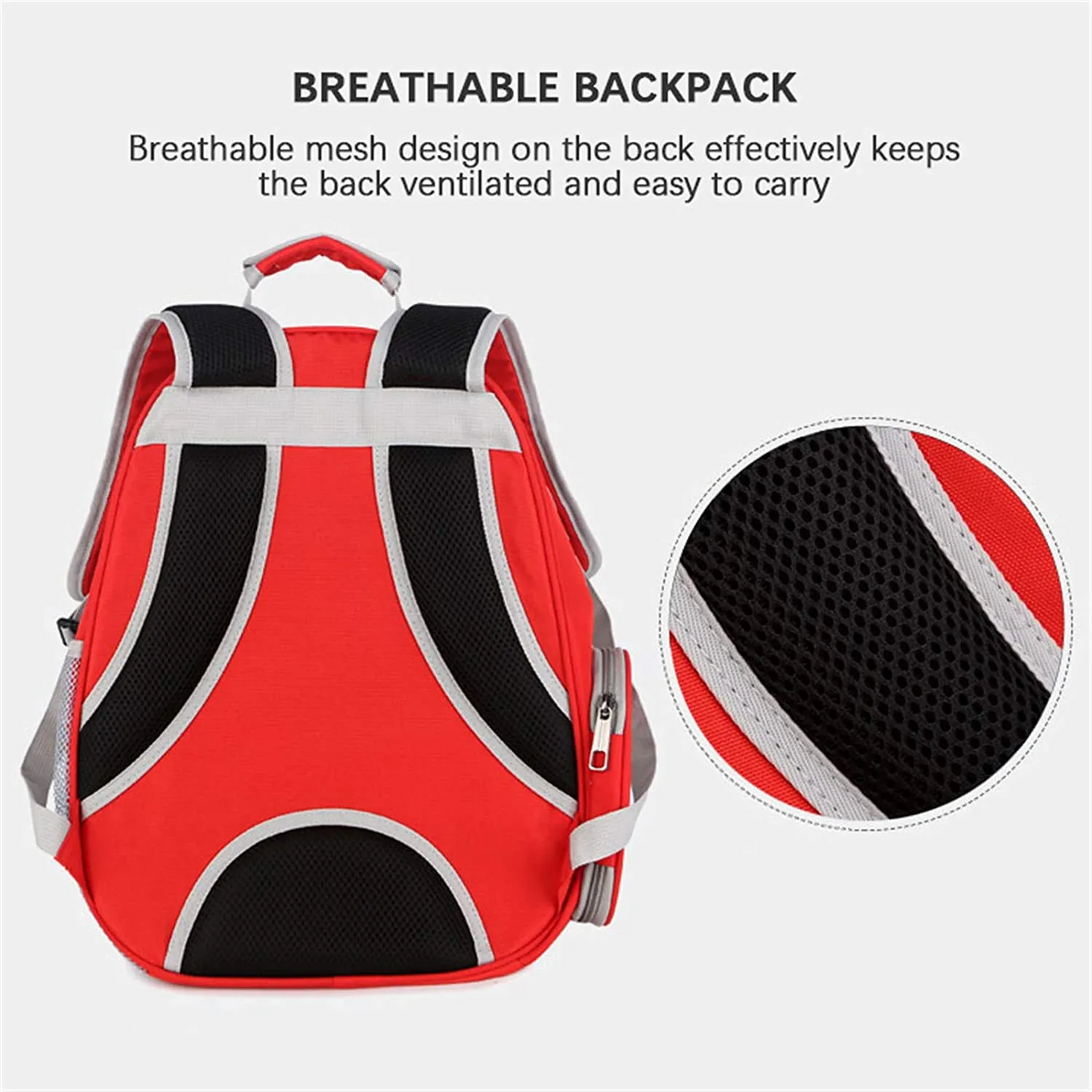 Floofi Expandable Space Capsule Backpack - Model 1 (Red) FI-BP-115-FCQ