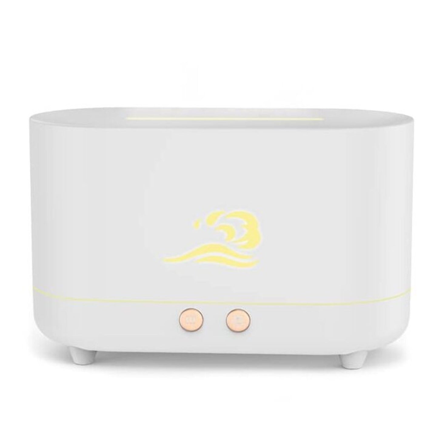 GOMINIMO Flame Humidifier Wind 225ml White GO-AD-104-HGJ