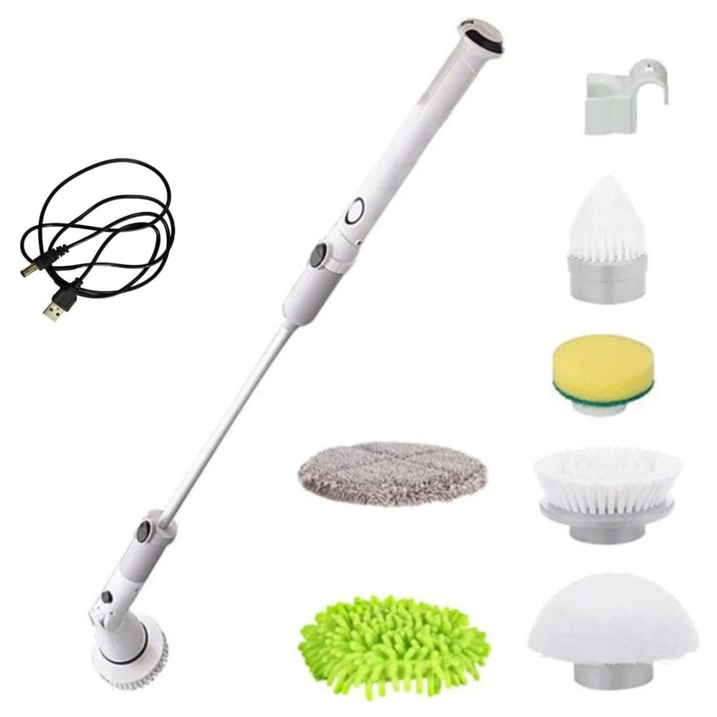 GOMINIMO Electric Spinning Scrubber 4000 mAh 6 Brush Set GO-CB-103-BD