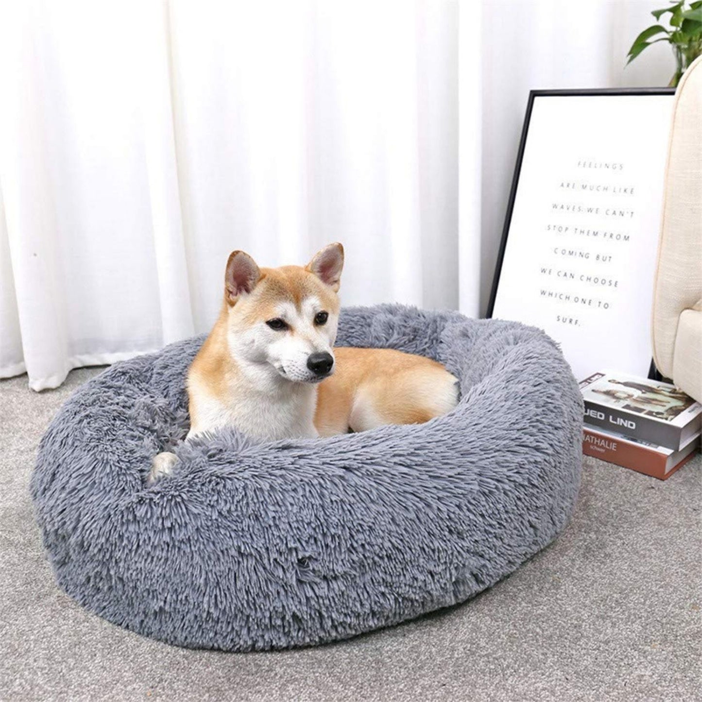 Floofi Pet Bed 70cm (Light Grey) PT-PB-136-XL