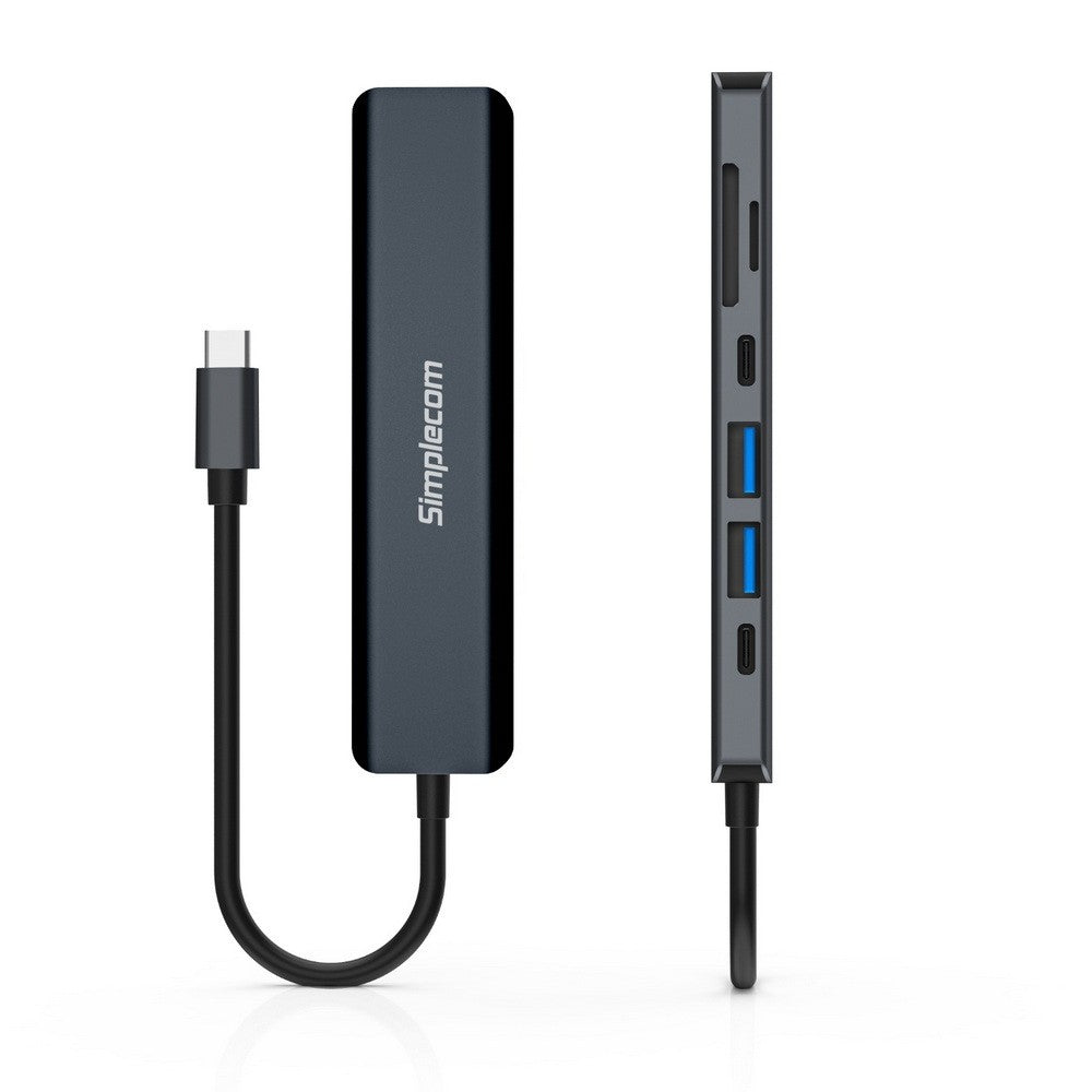 Simplecom CH570 USB-C 7-in-1 Multiport Adapter Hub USB 3.0 HDMI 4K SD Card Reader