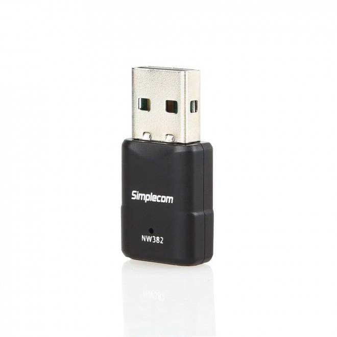 Simplecom NW382 Mini Wireless N USB 802.11n 300Mbps WiFi Adapter