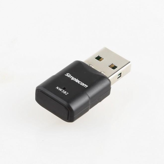 Simplecom NW382 Mini Wireless N USB 802.11n 300Mbps WiFi Adapter