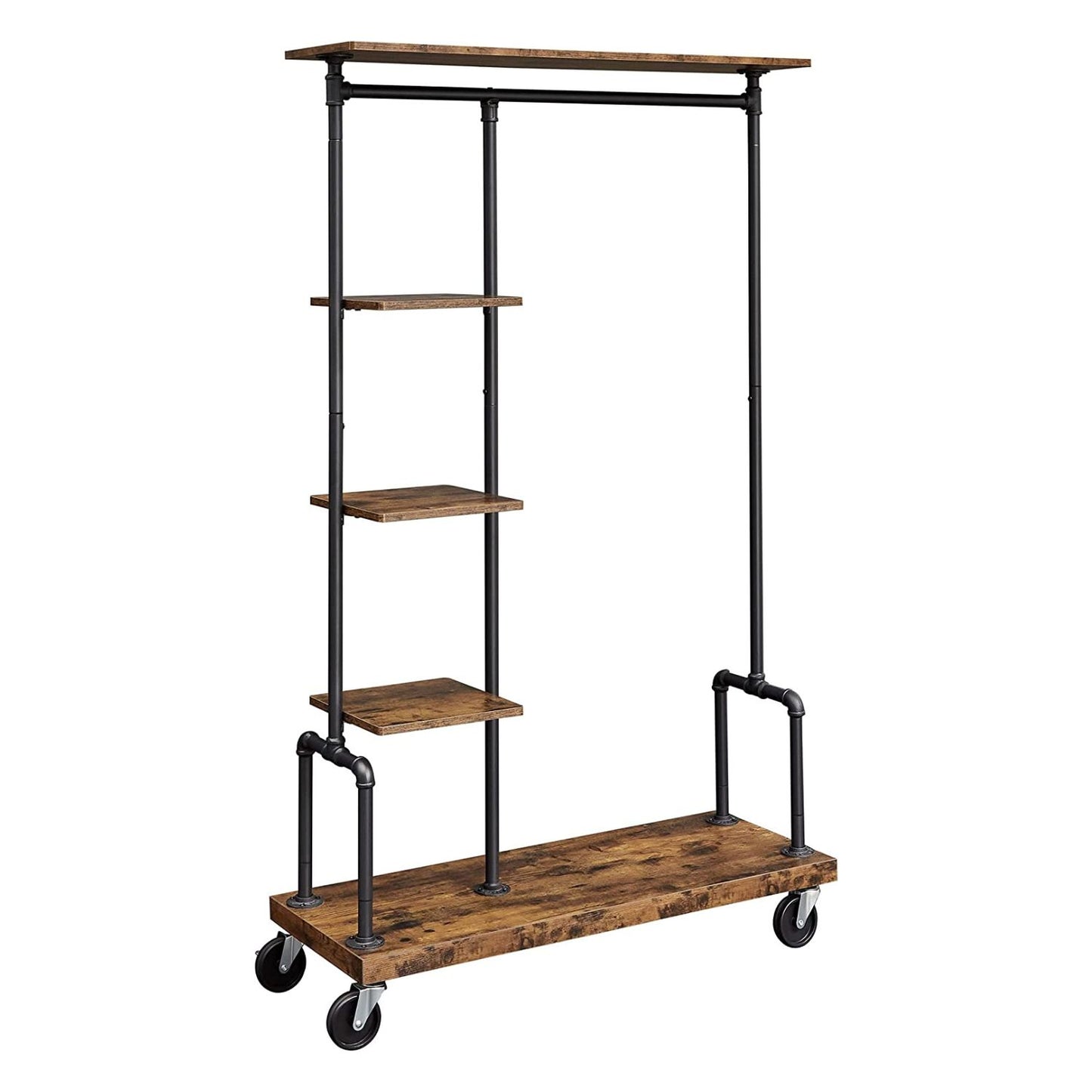 VASAGLE Clothes Rack Rustic Brown