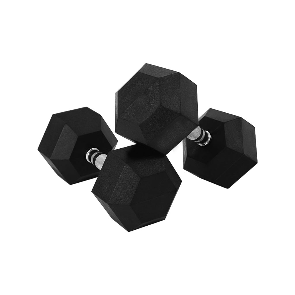 VERPEAK Rubber Hex Dumbbells (5KG x 2) VP-DB-116