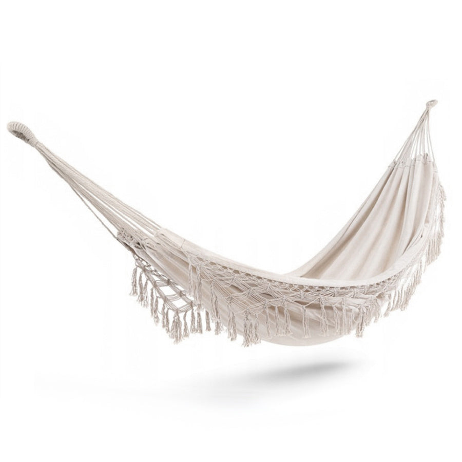 Boho Cotton Macrame Hammock-Natural