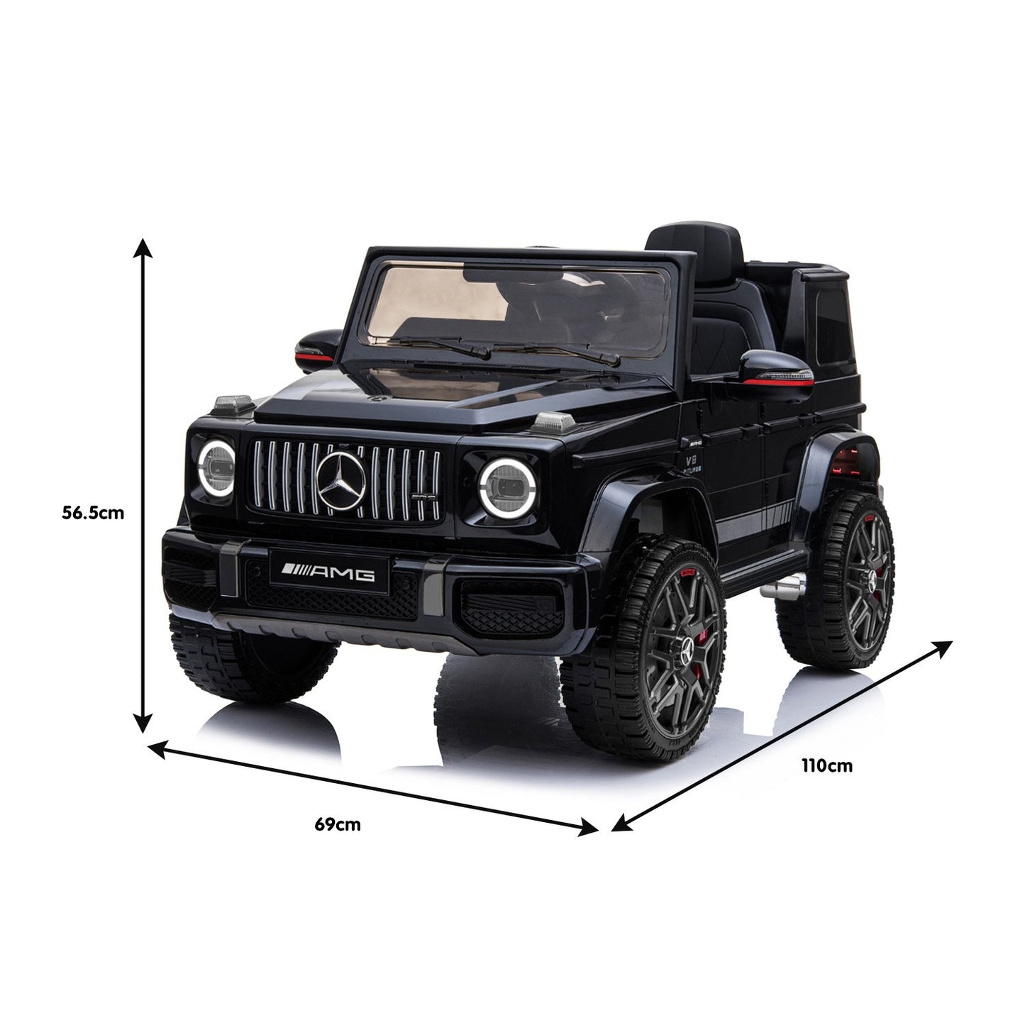 Kahuna Mercedes Benz AMG G63 Licensed Kids Ride On Electric Car Remote Control - Black