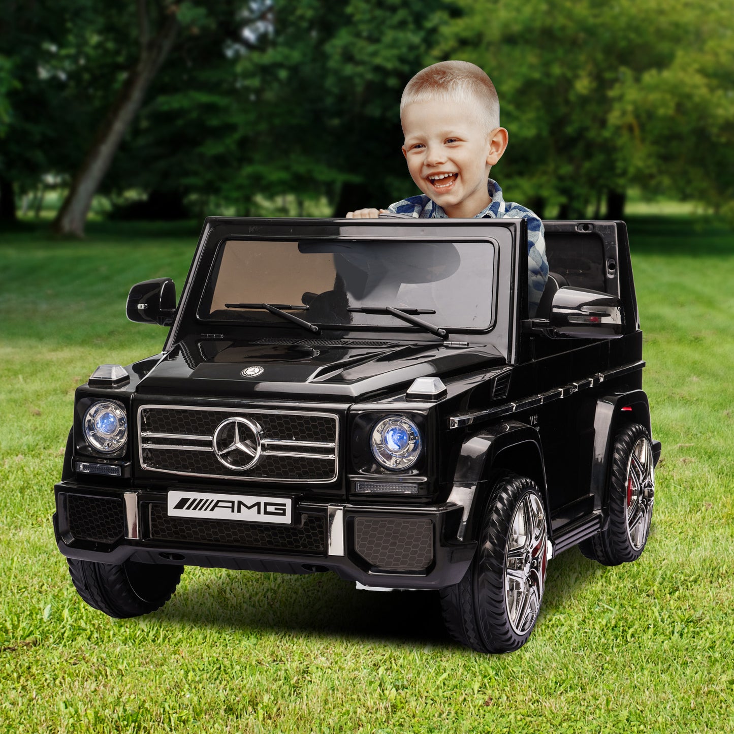 Kahuna Mercedes Benz AMG G65 Licensed Kids Ride On Electric Car Remote Control - Black