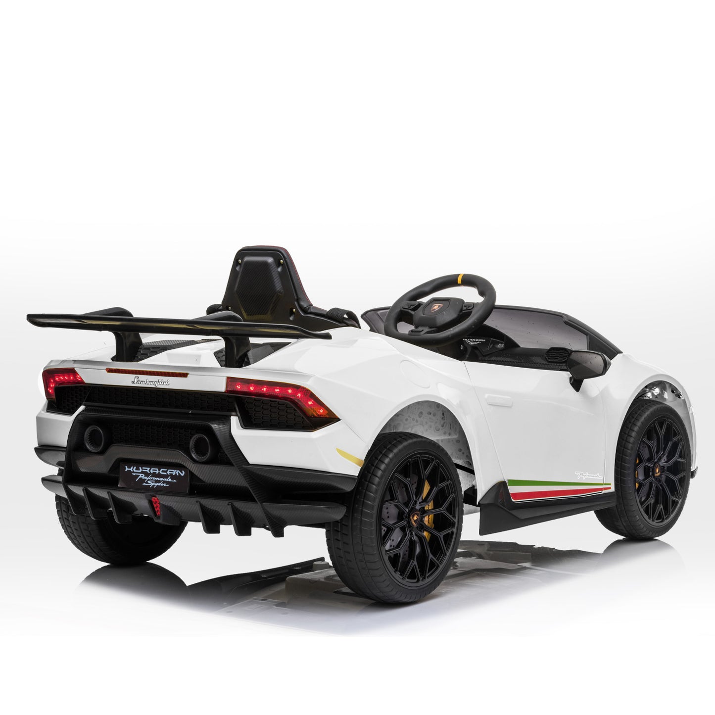 Kahuna Lamborghini Performante Kids Electric Ride On Car Remote Control by Kahuna - White