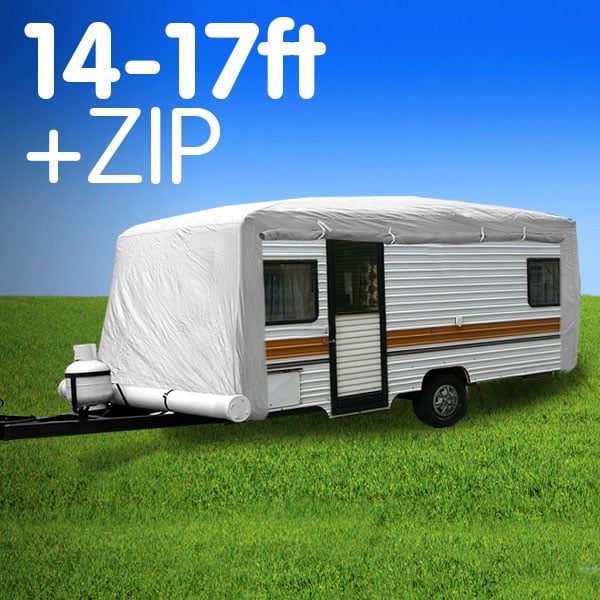 Wallaroo Caravan Cover With Side Zip Campervan 14-17 ft