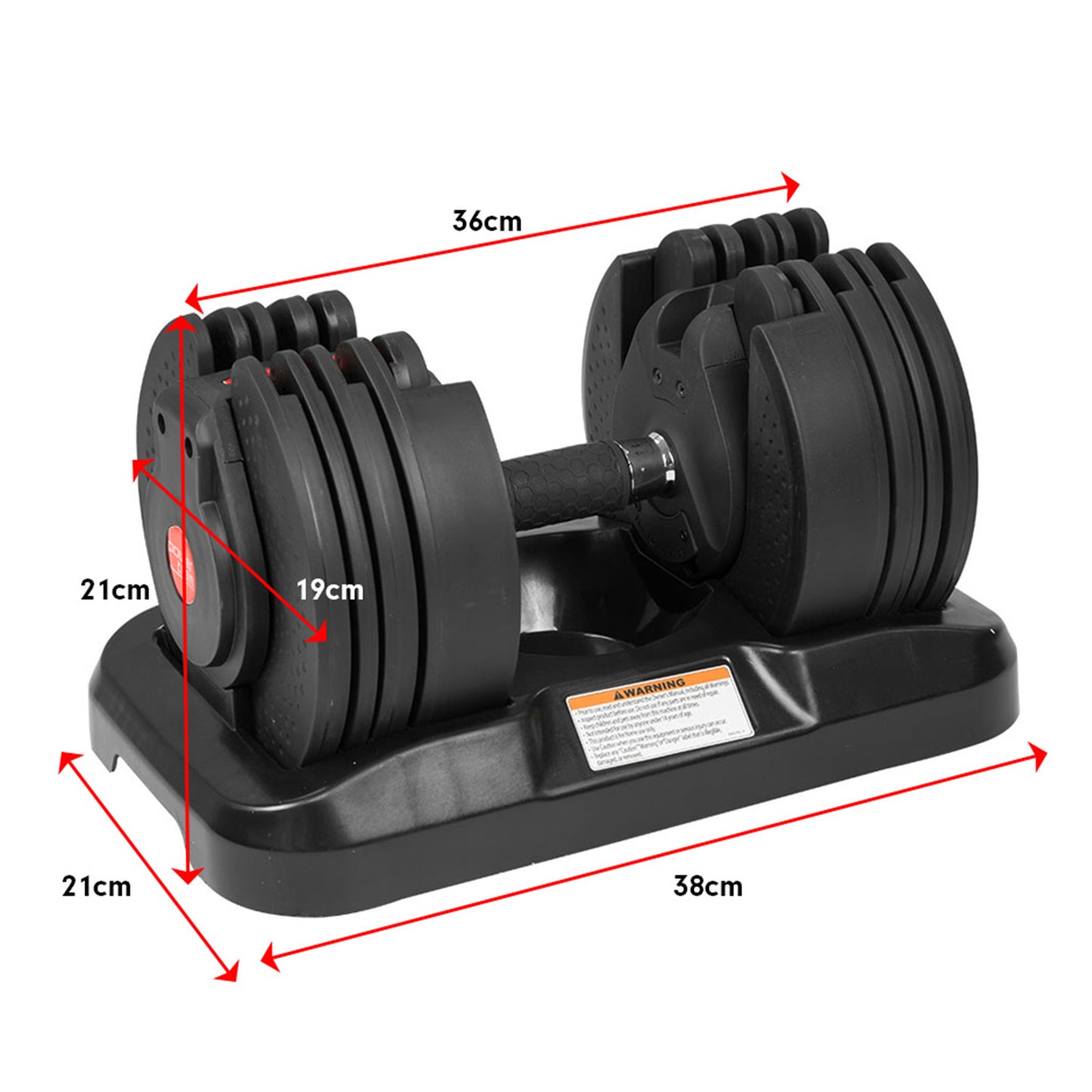 Powertrain 20kg Gen2 Home Gym Adjustable Dumbbell