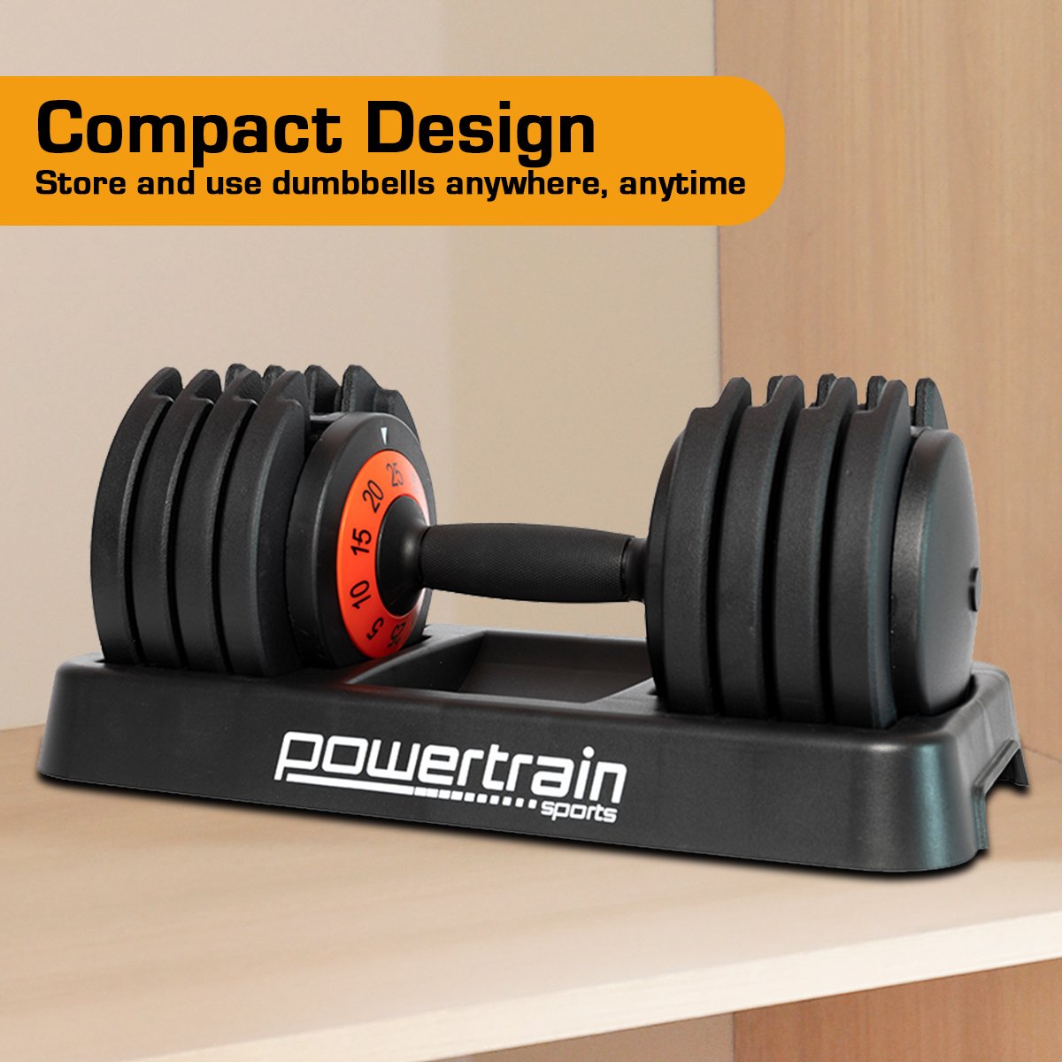 Powertrain GEN2 Pro Adjustable Dumbbell Set - 50kg