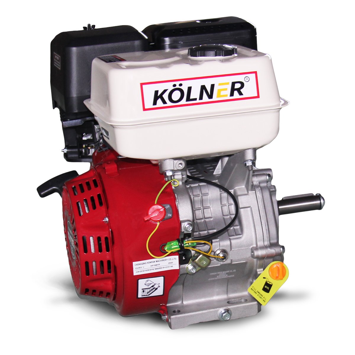 Kolner 7HP Horizontal Key Shaft Q Type Petrol ENGINE - Recoil Start