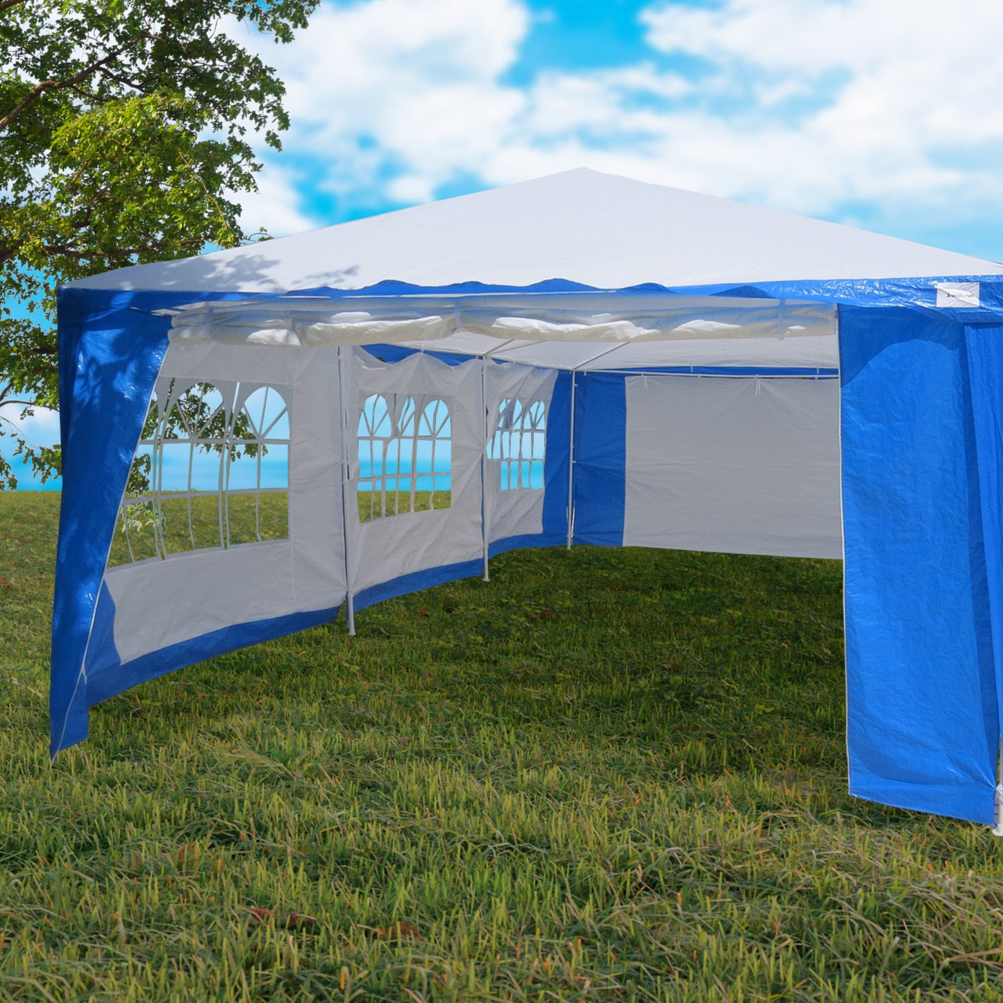 Wallaroo 4x8 Outdoor Event Wedding Marquee Tent Blue