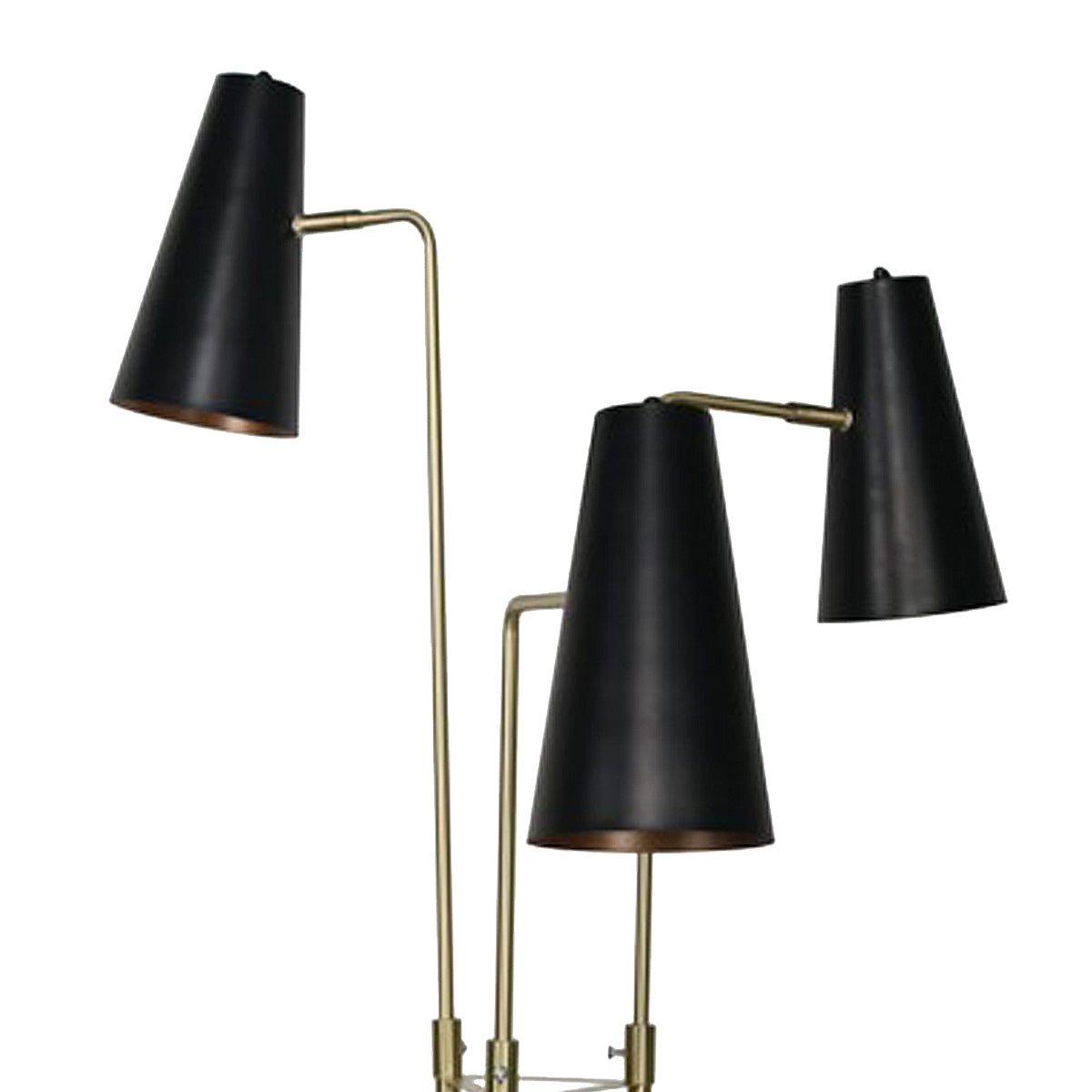 Sarantino Three Metal Shade Floor Lamp