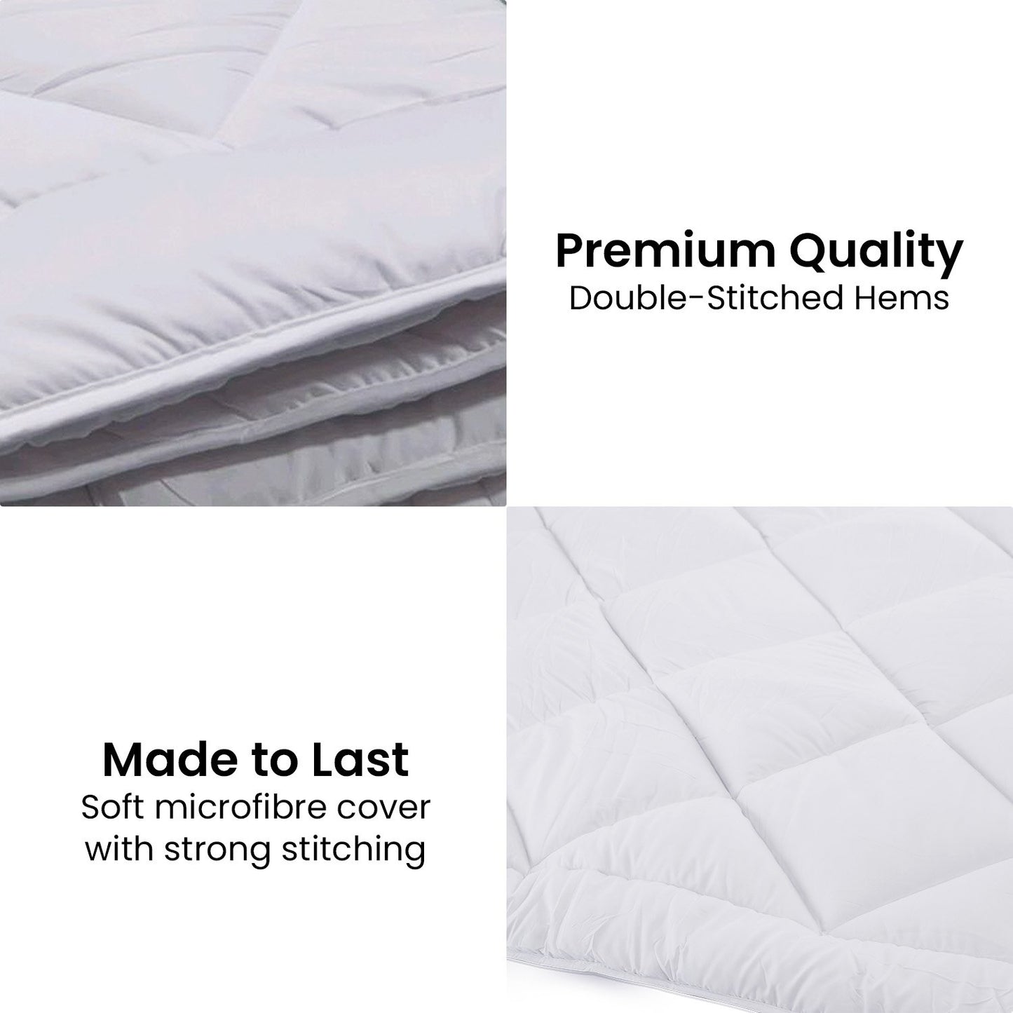 Laura Hill Microfibre Bamboo Comforter Quilt 700gsm - Queen