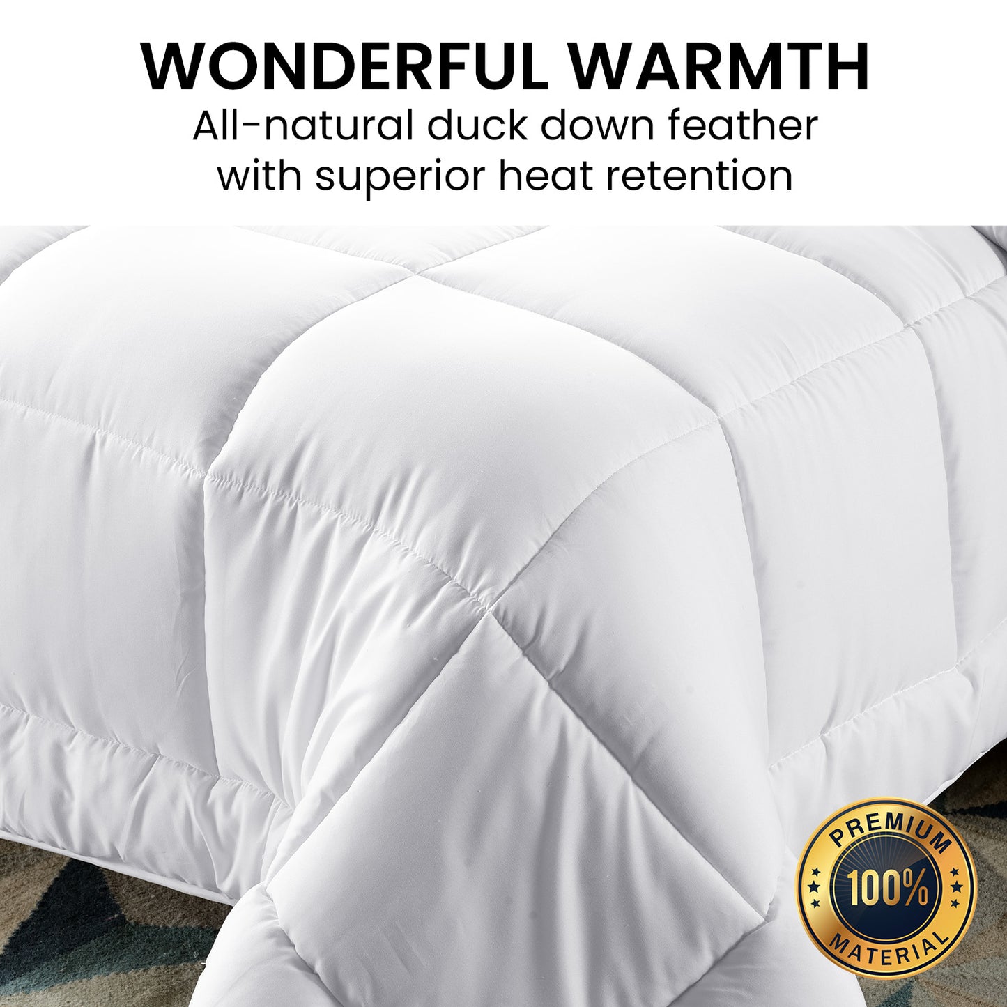 Laura Hill 500GSM Duck Down Feather Quilt Comforter Doona - Super King