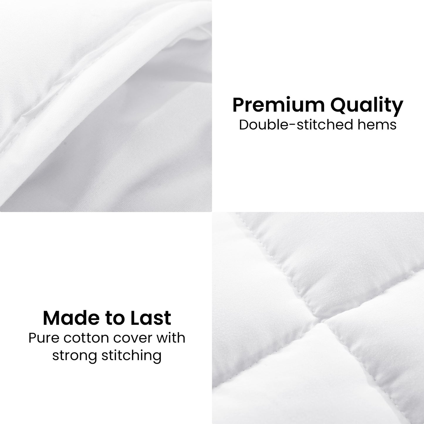 Laura Hill 800GSM Goose Down Feather Comforter Doona - Queen