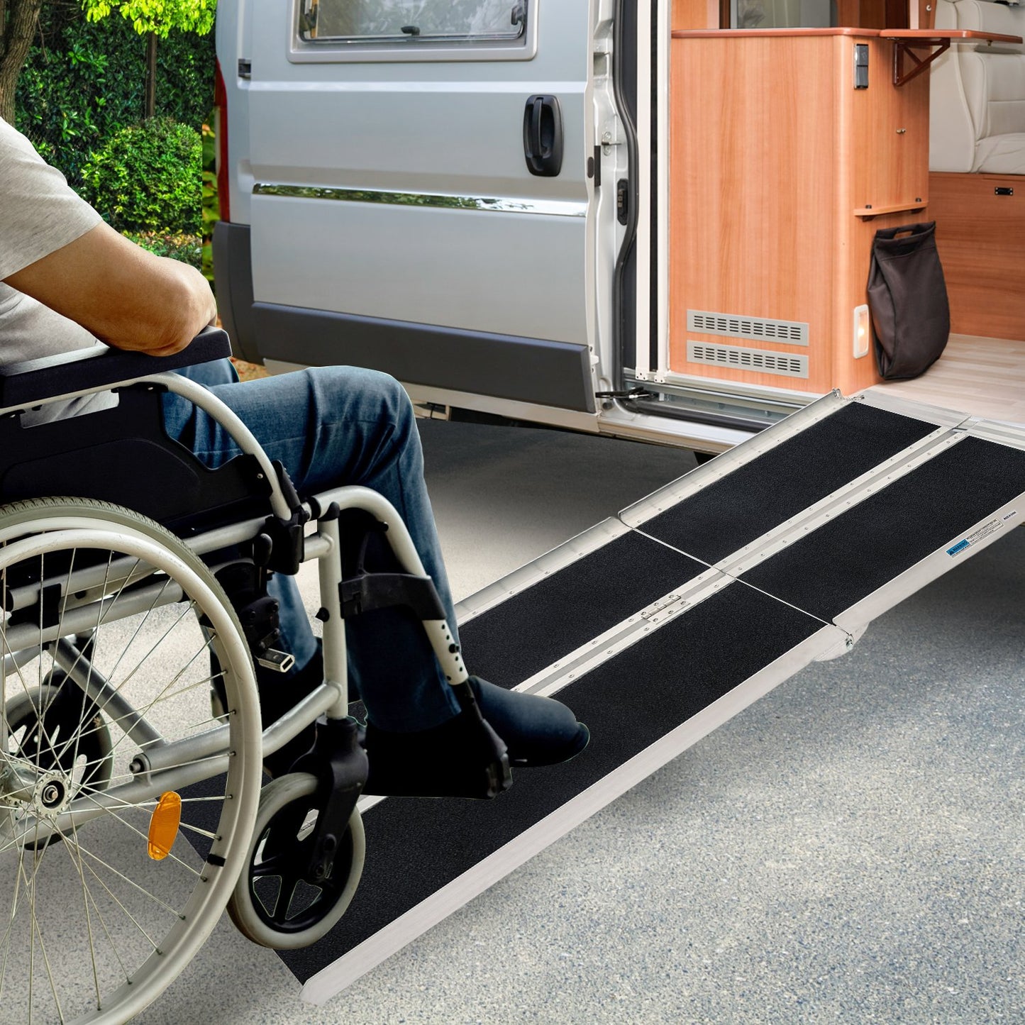 Rigg Aluminium Portable Wheelchair Ramp High-grip R03-5ft