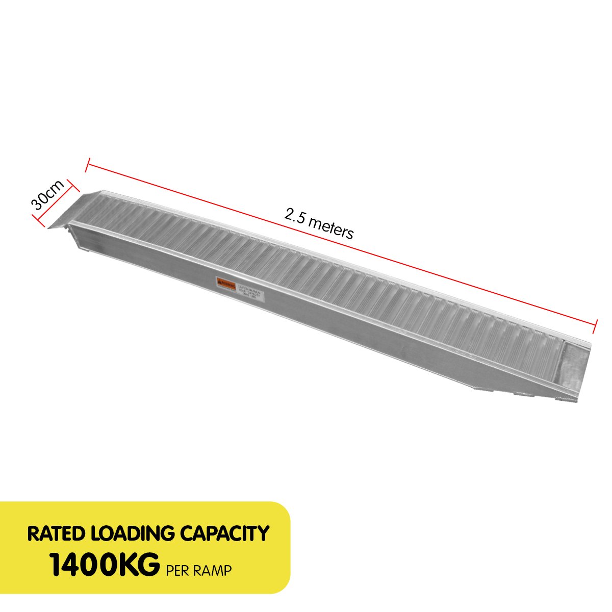 Kartrite 2x Heavy Duty Loading Ramps - 2.5m