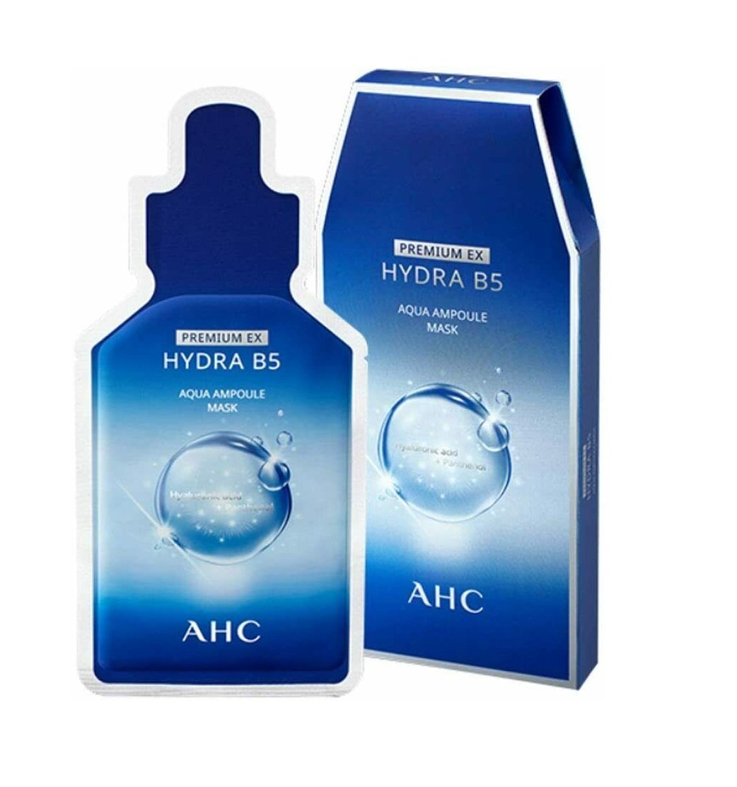 AHC Premium EX Hydra B5 Aqua Ampoule Mask (22ml x 5) Soothing Enhancer