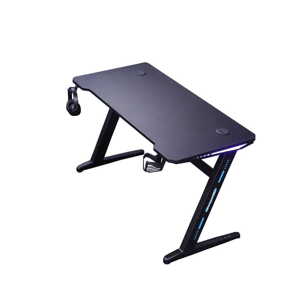 120cm Gaming Desk Desktop PC Computer Desks Desktop Racing Table Office Laptop Y-legs Black