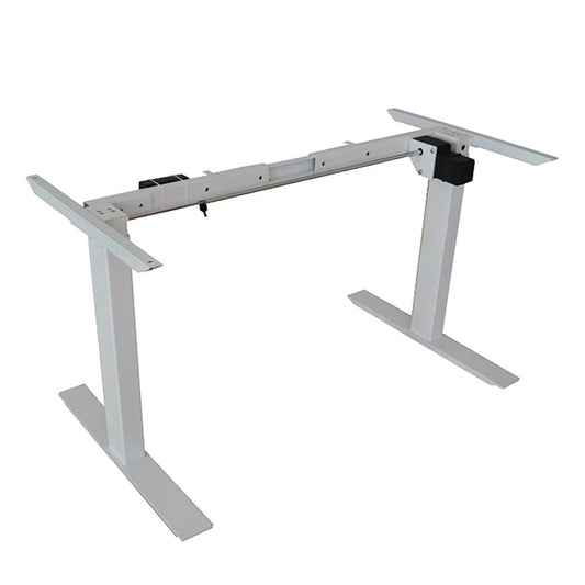 Standing Desk Height Adjustable Sit Stand Motorised Single Motor Frame Grey Only