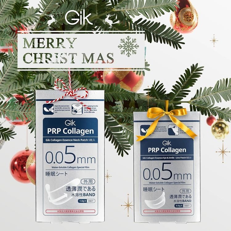 GIK PRP Collagen Essence Eye & Smile-Line/Neck Patch 5PCS Eye