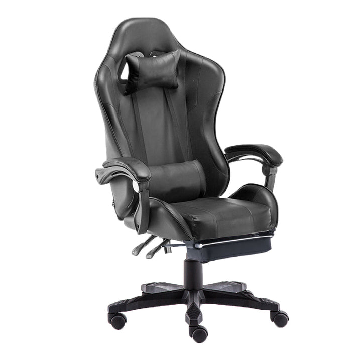 Gaming Chair Office Computer Seating Racing PU Executive Racer Recliner Large Black Red