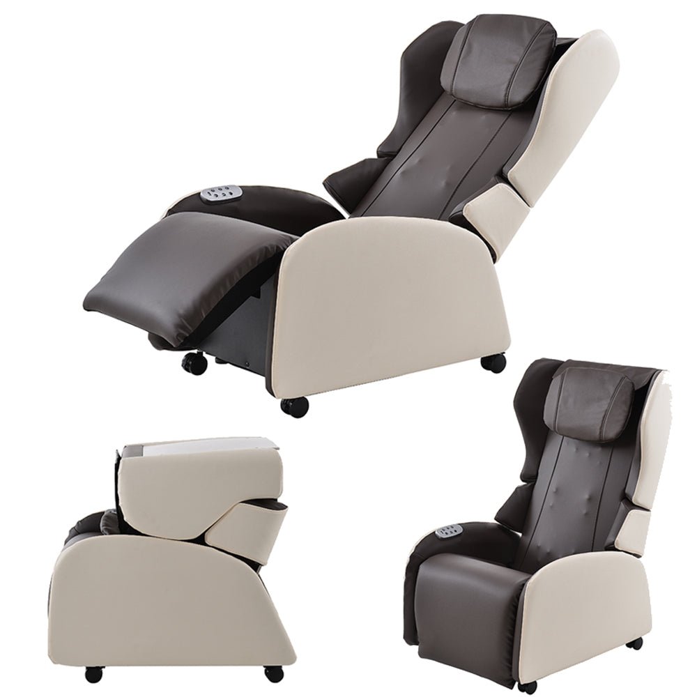 Foldable Electric Massage Chair Zero Gravity Chairs Recliner Full Body Bluetooth Speaker USB Charge Back Neck