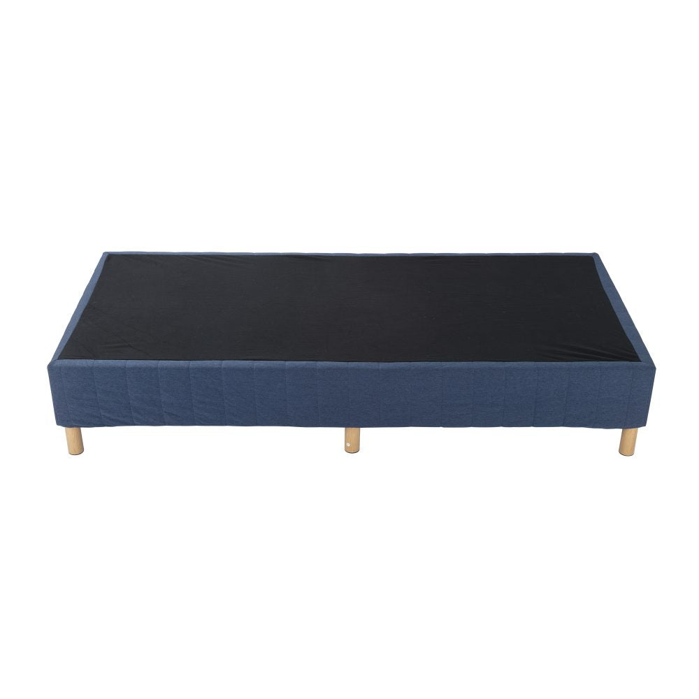 Metal Bed Frame Mattress Foundation Blue &#8211; Double