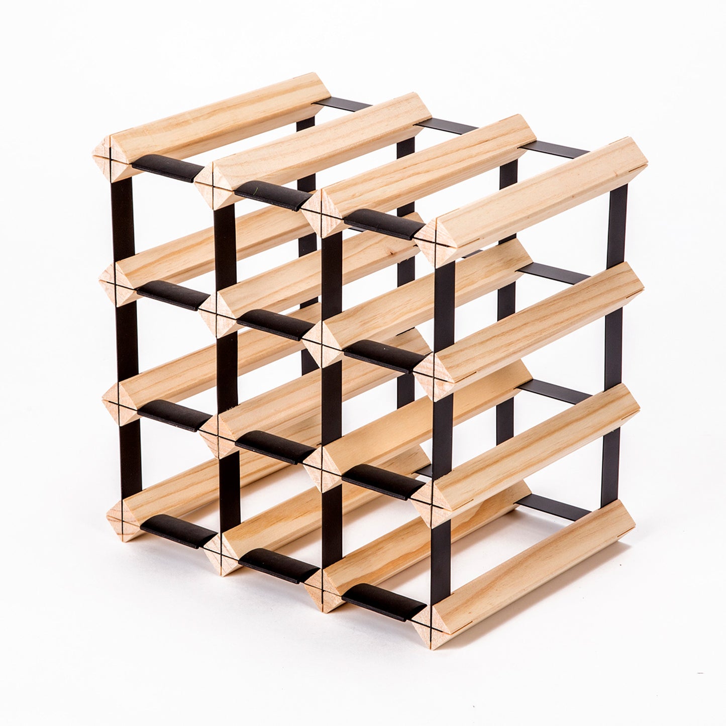 La Bella 12 Bottle Timber Wine Rack Storage Cellar Organiser