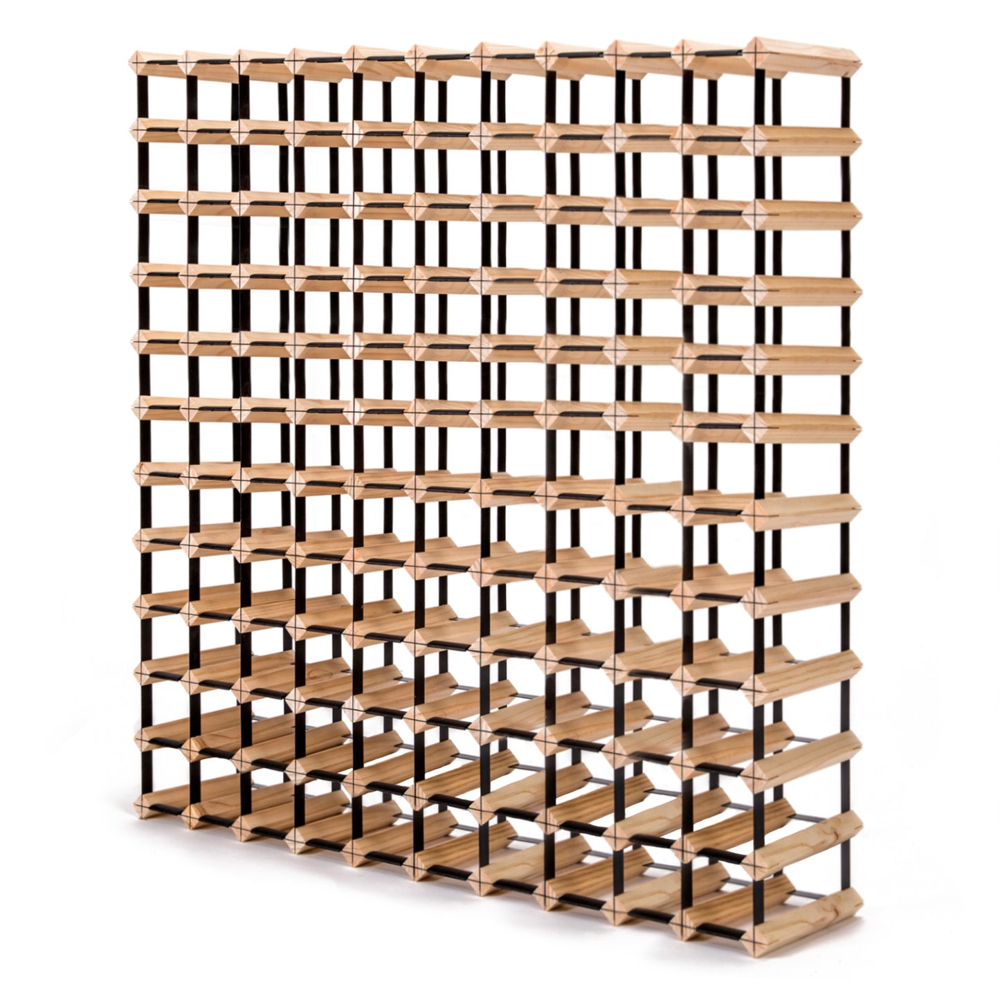 La Bella 120 Bottle Timber Wine Rack Storage Cellar Organiser