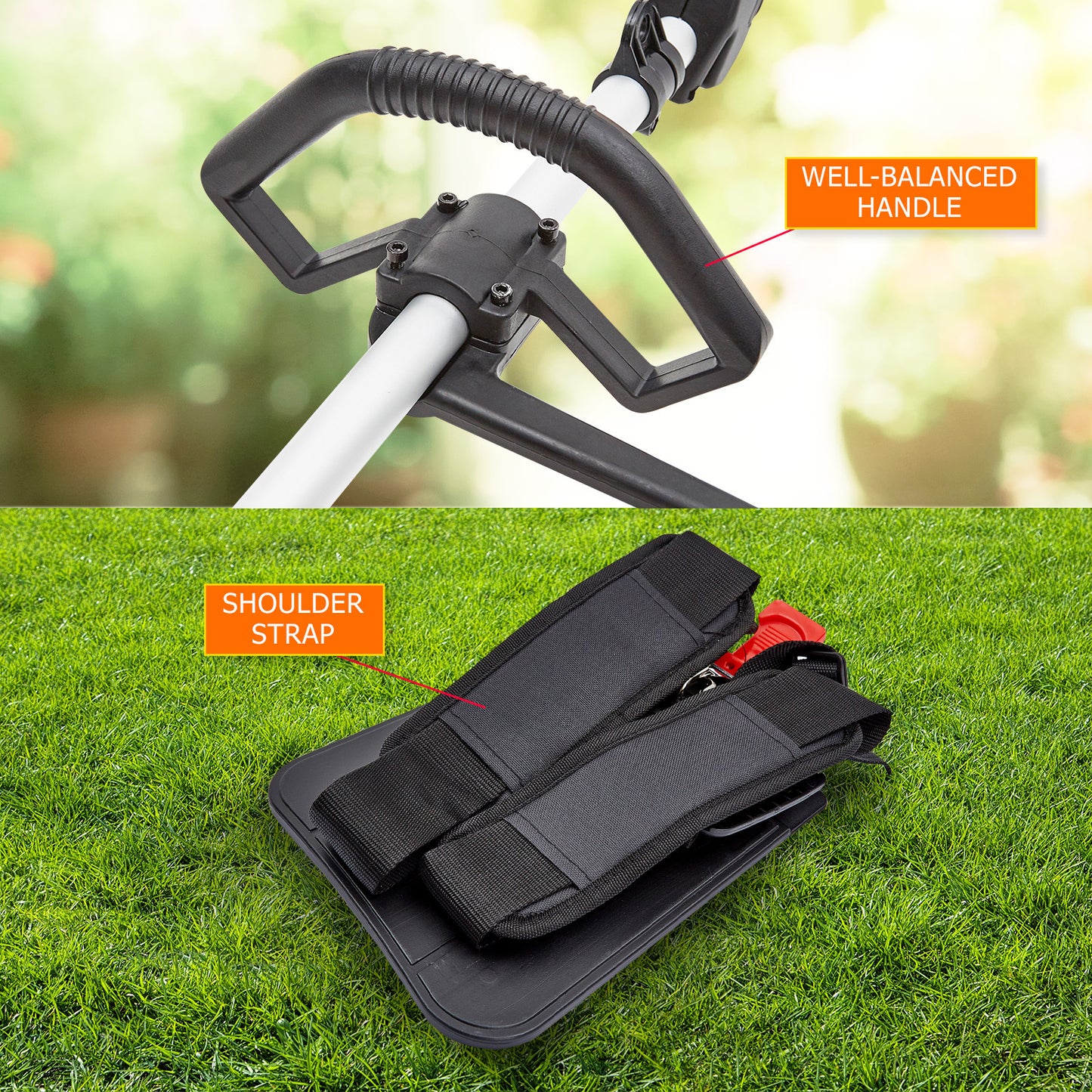 Dynamic Power Garden Whipper Snipper Brush Cutter 26cc + 4 Blades