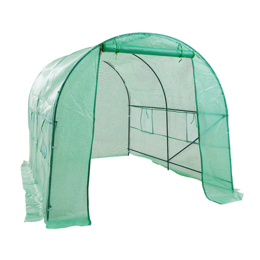 Home Ready Dome Tunnel Hoop Polytunnel 3x2x2M Greenhouse Walk-In Shed PE