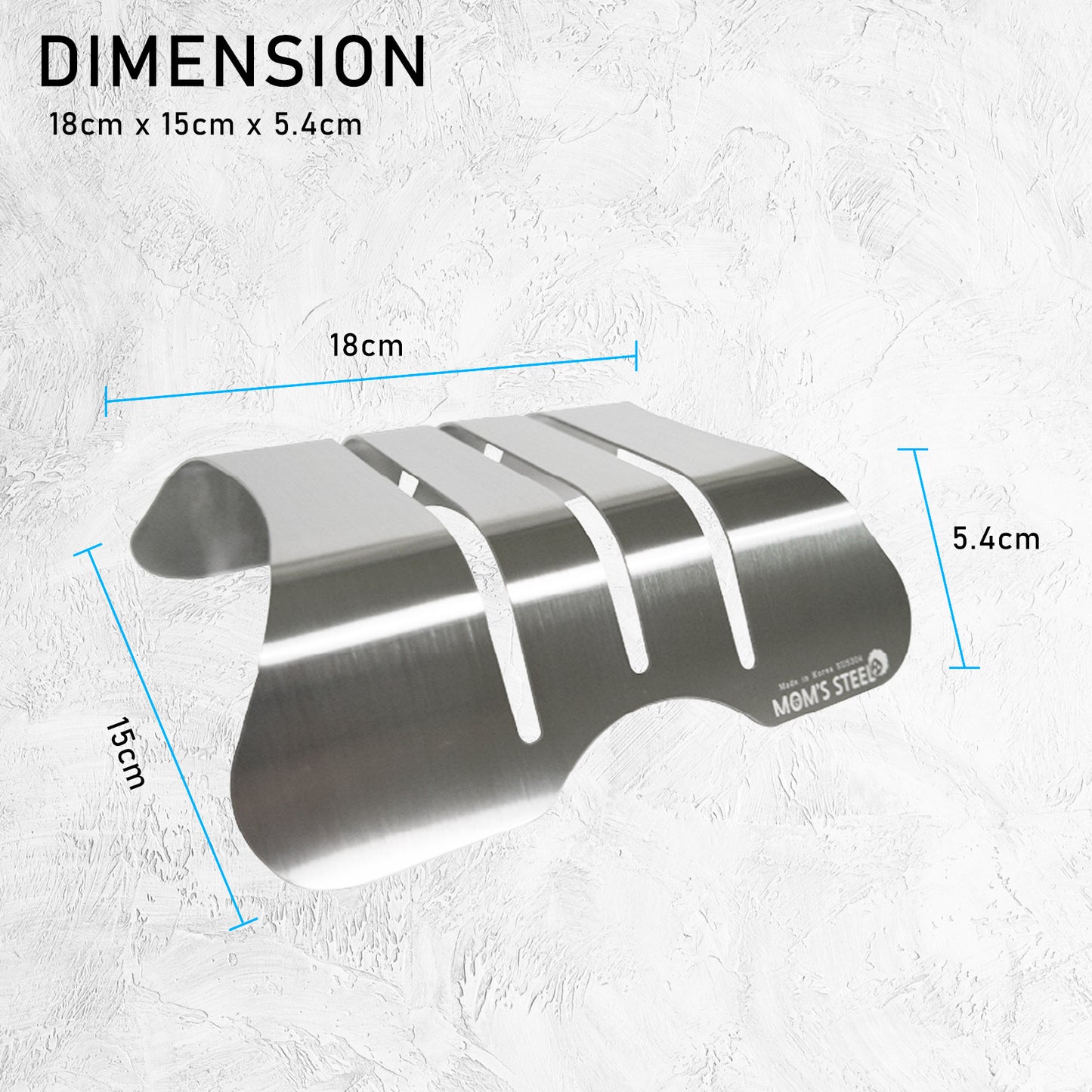 MOM'S STEEL Combo Hexagon Stainless Steel Chopping Cutting Board + Chopping Boards Holder