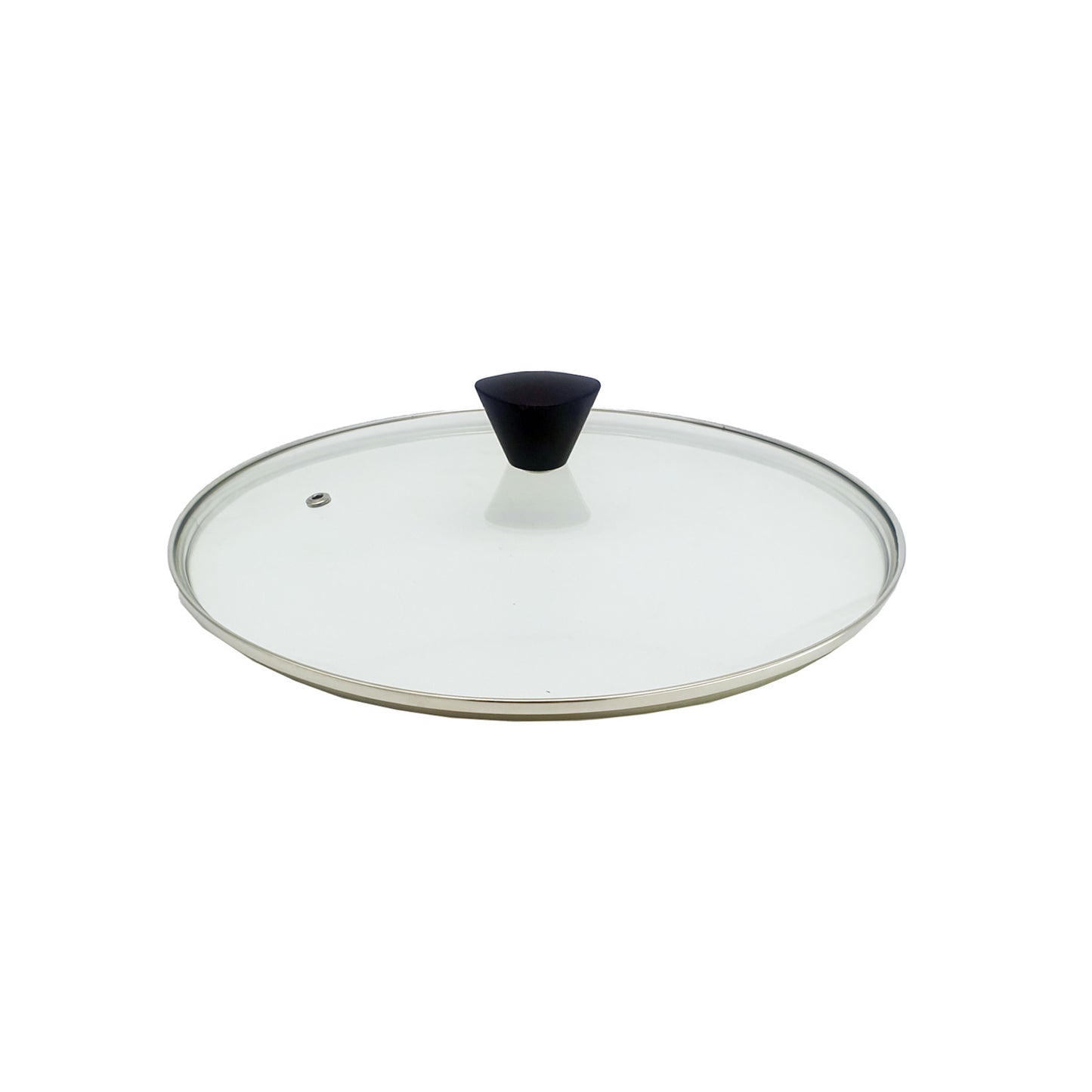 KOMAN 26cm Stainless Steel Glass Lid with Bakelite Handle