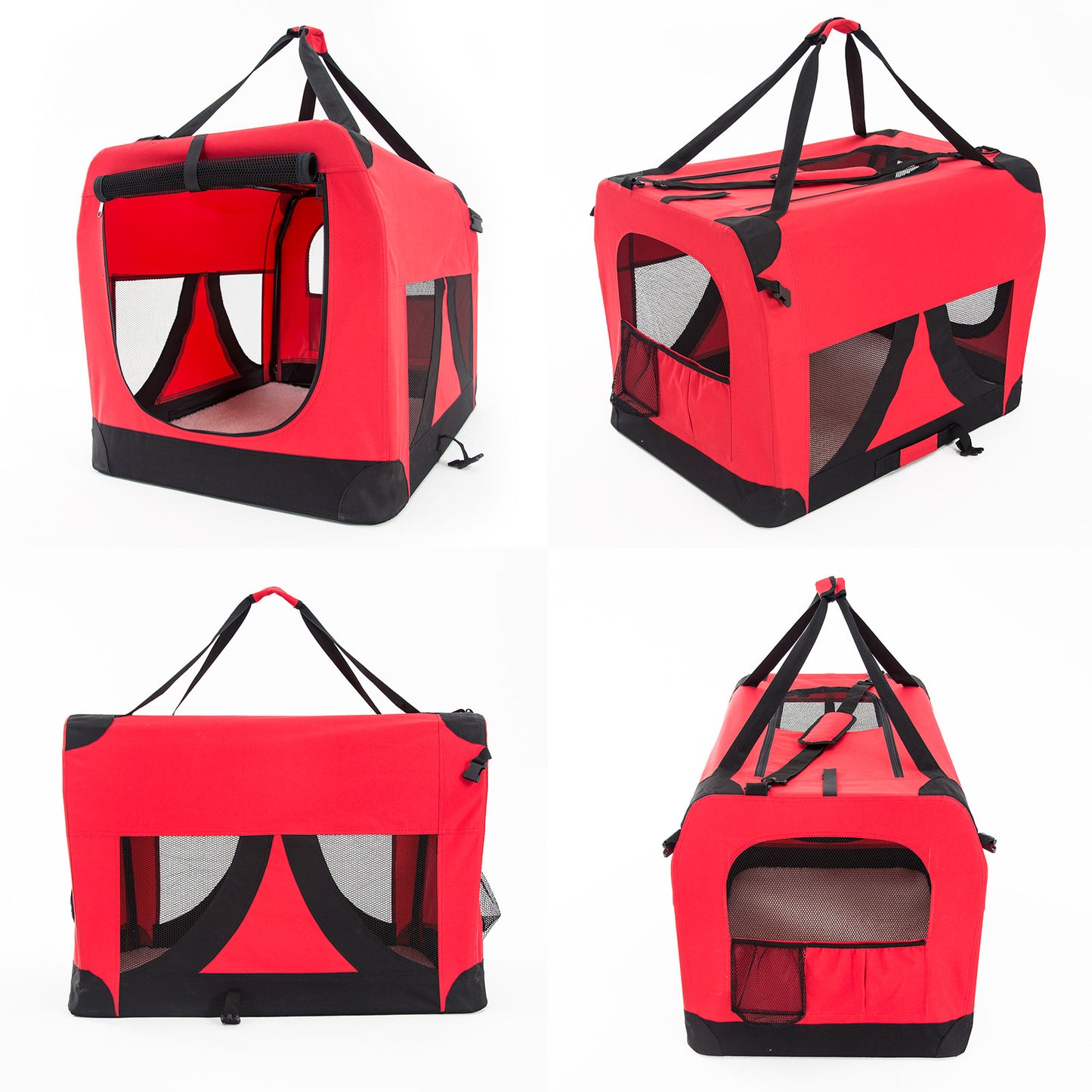 Paw Mate Red Portable Soft Dog Cage Crate Carrier XXXL