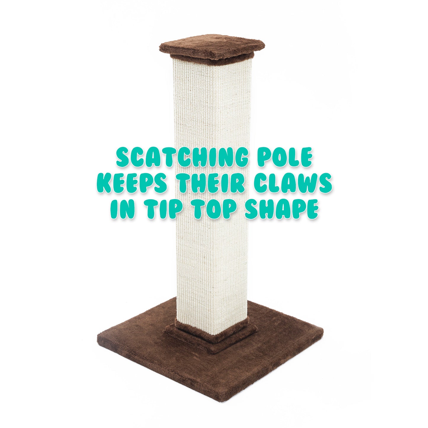 Paw Mate 92cm Brown Cat Tree Noppo Multi Level Scratcher