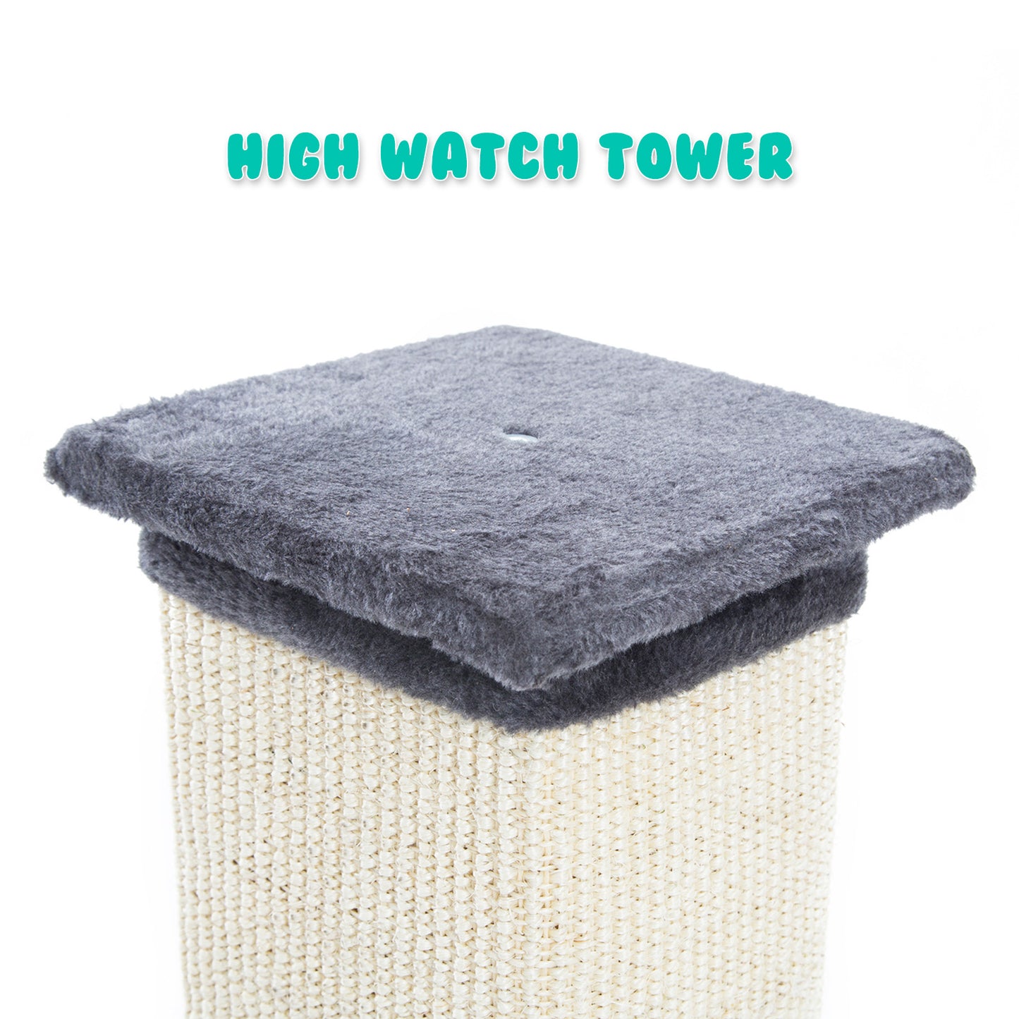 Paw Mate 92cm Grey Cat Tree Noppo Multi Level Scratcher