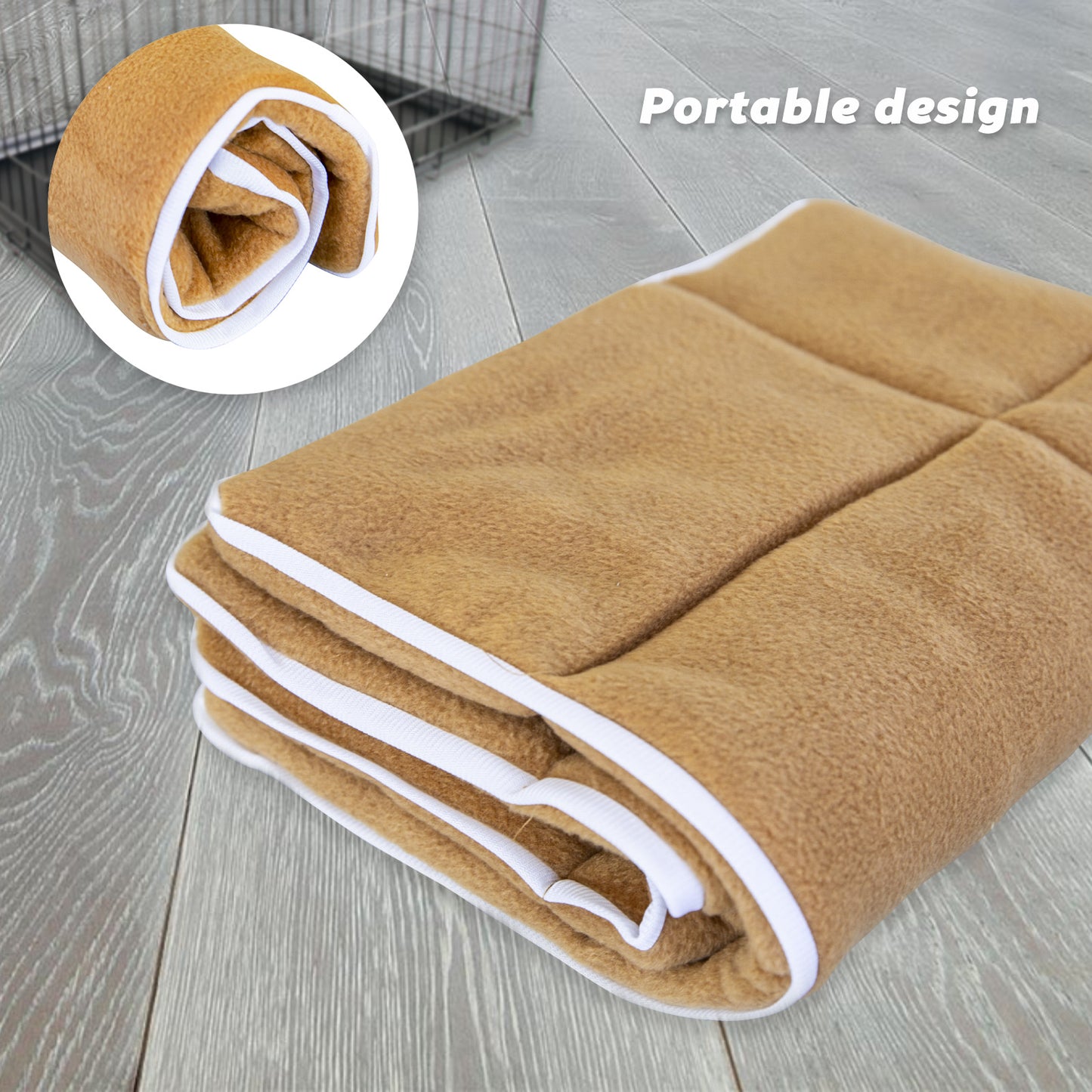 Paw Mate 36inch Beige Pet Cushion Mat Dog Cat Pad