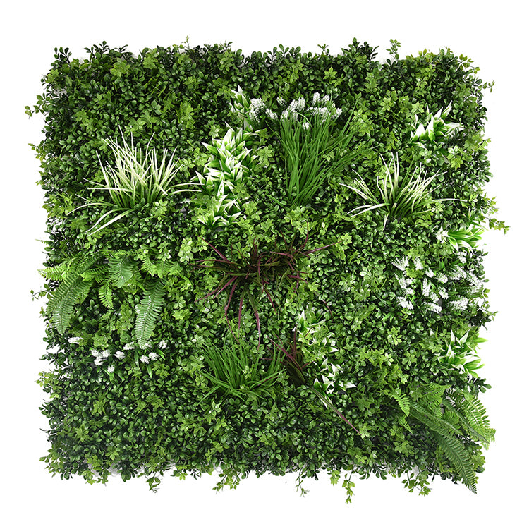 YES4HOMES 1 SQM Artificial Plant Wall Grass Panels Vertical Garden Foliage Tile Fence 1X1M Green