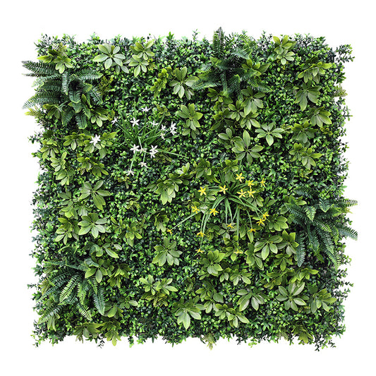 YES4HOMES 1 SQM Artificial Plant Wall Grass Panels Vertical Garden Foliage Tile Fence 1X1M Green